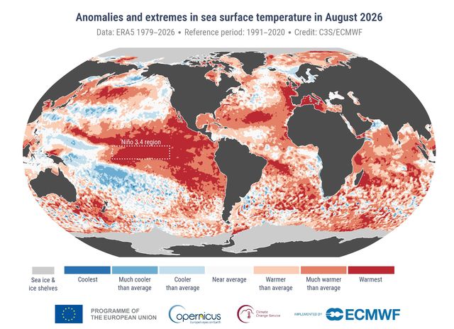 Agosto 2026, il mese pi&ugrave; caldo mai registrato