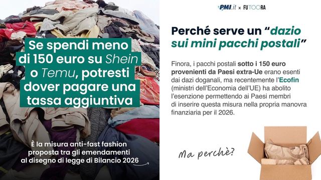 Se spendi meno di 150 euro su Shein e Temu, potresti dover pagare una tassa aggiuntiva