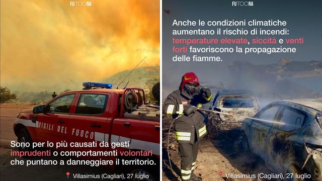 I dati degli incendi boschivi in Italia nel 2025