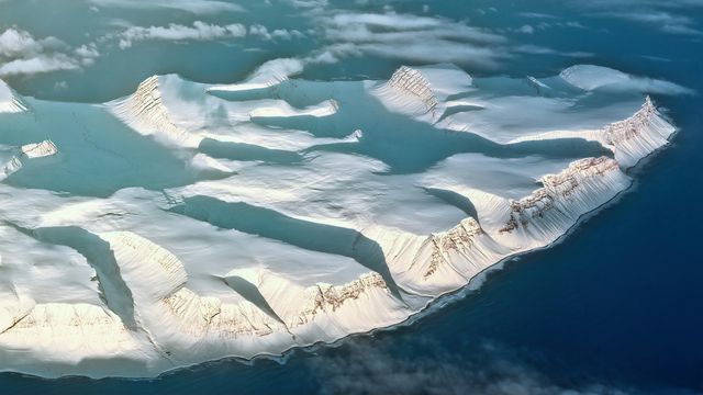 La neve scompare dall’Artico anche in pieno inverno